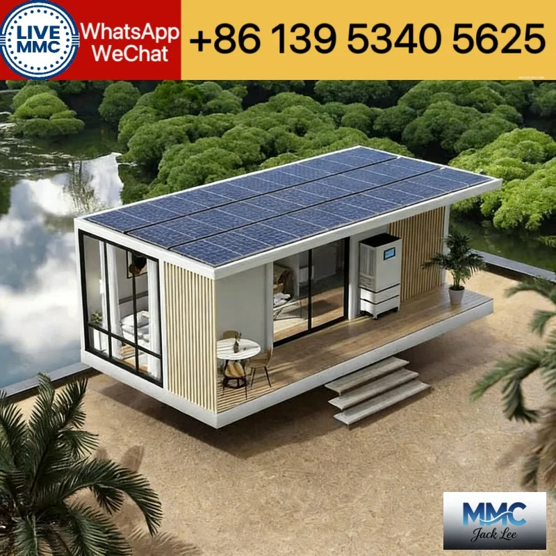 40-foot Folding Holiday Villa 2-4 Bedroom Luxury Prefabricated Modular House Long-Life Waterproof Mobile Container House