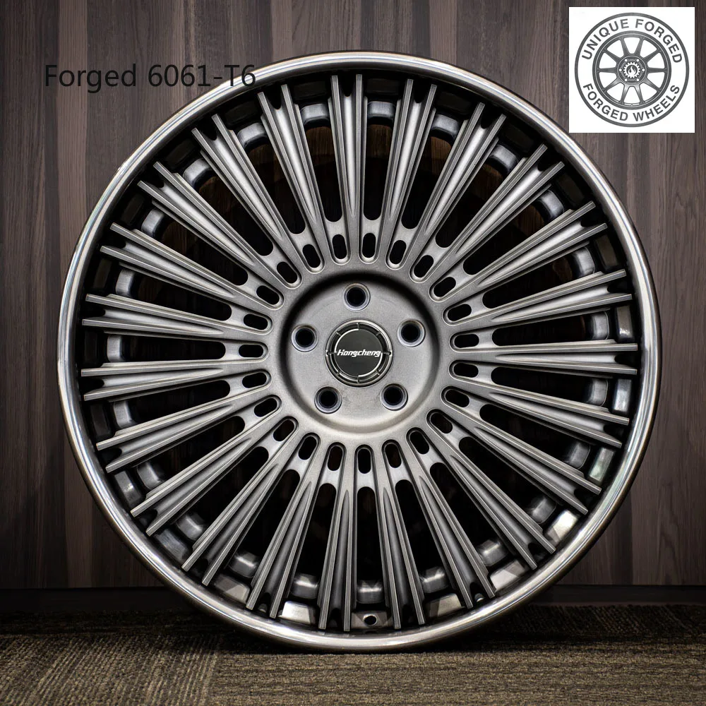 26 Style Custom Luxury Multi Spoke Wheels 16 17 18 19 21 22 23 24 20 Inch Forged Alloy Monoblock Chrome Wheels