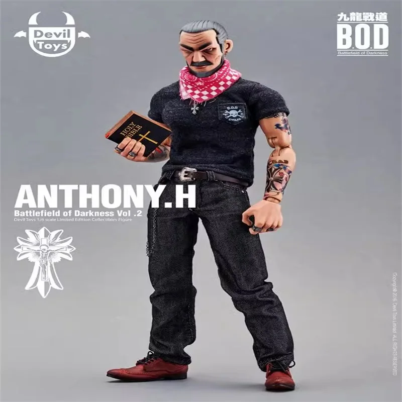 Devil Toys 1/6 Male Soldier ANTHONY.H BOD High Quality Full Set 12'' Action Figures Model In Stock Collectible