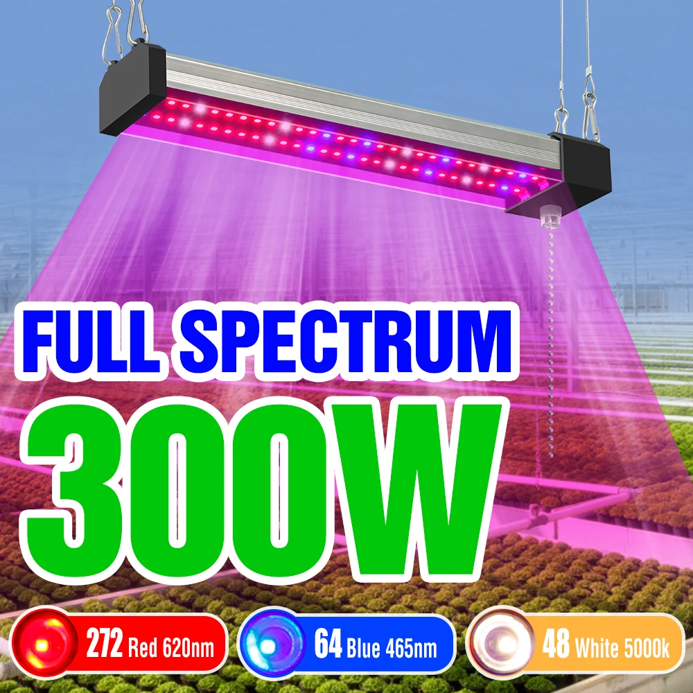 

110V LED Fitolamp 220V Hydroponics Phyto Lamp LED Growth Light Full Spectrum Plant Lamp for Seedlings Flower Indoor Grow Tent