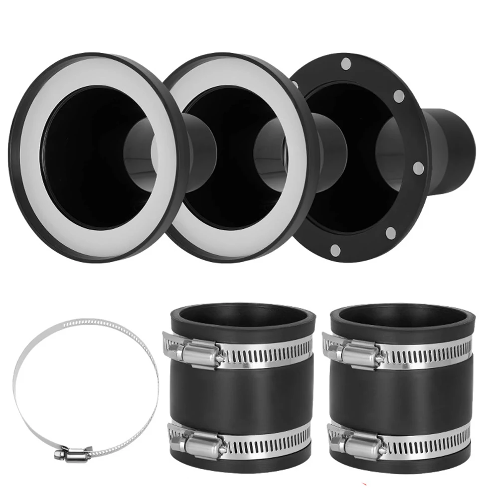 Dust Collection Connector Kit Magnetic Clamp Quick Connect Rubber Coupler For Woodworking Power Tools Vacuum System Accessories 3