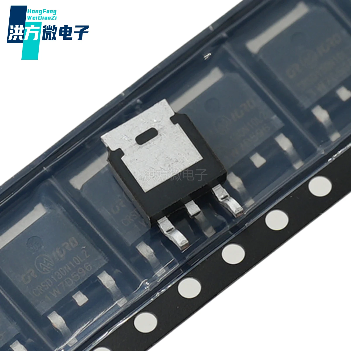 10 قطعة الأصلي CRSD130N10L2 MOSFET 1 N قناة 100V 65A 11mΩ @ 10V ، 50A 101.2W TO-252 CRSD 130N10L2 130N10 CRSD130N10