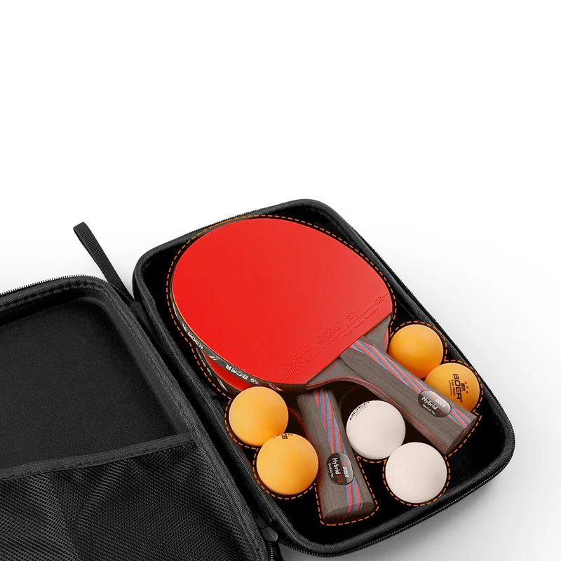 

Hot Sale 1pc Table Tennis Bat Cover Paddle EVA Bag Ping Pong Cases Zip Pocket Package 290x195x50mm Racket Bags Waterproof Covers