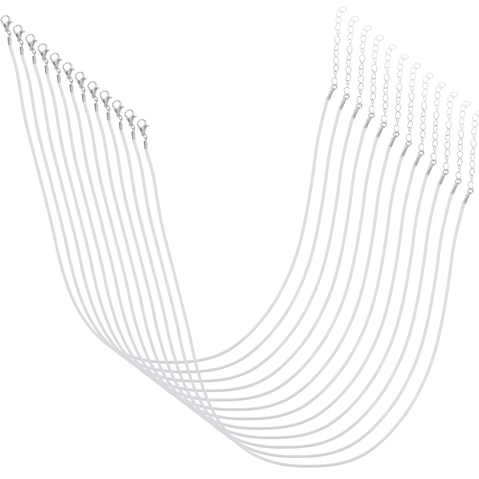 

100 Pcs Rope Necklace Wax String Jewelry Cord Beading Crafting Supplies Adjustable Length Waterproof Pendant Accessories