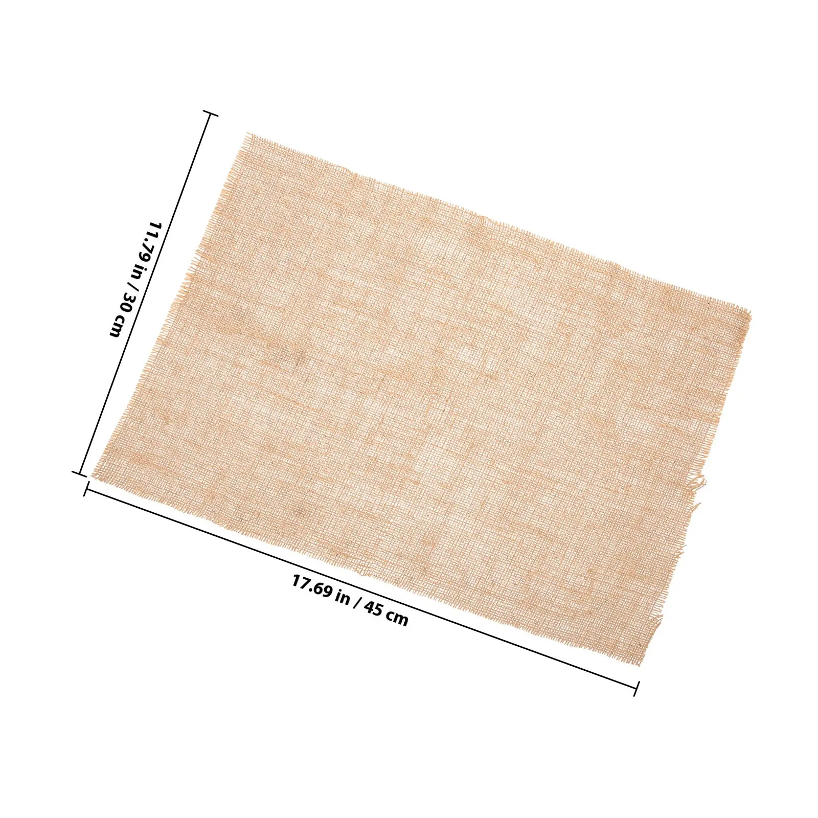 Farmhouse Place Mat Linen Decorative Dinner Table Mat Heat Resistant Kitchen Placemat Rustic Table Decor for Parties Home