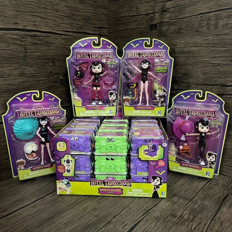 Figura Hotell Transylvanila muñeca Draculla Johnnly adornos accesorios caja ciega juguete
