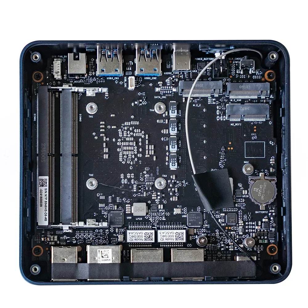 SZBOX كمبيوتر صغير R7 7840HS / 8845HS Windows 11 Pro DDR5 5600Mhz PCIe4.0 Nvme SSD WIFI6 BT5.2 4K @ 60hz 1000M Lan كمبيوتر ألعاب مكتبي