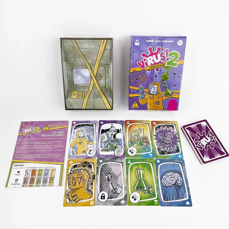 لعبة لوحة الهالوين فيروس 1 2 3: لعبة ممتعة مثالية للحفلات العائلية باللغة الإسبانية والإنجليزية