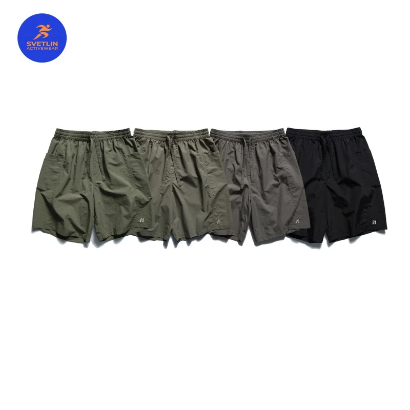 SVETLIN EU US Size Luxury Quality Outdoor Quick-Dry Work Shorts Men's Loose Functional Pocket Summer Five-Pocket Shorts
