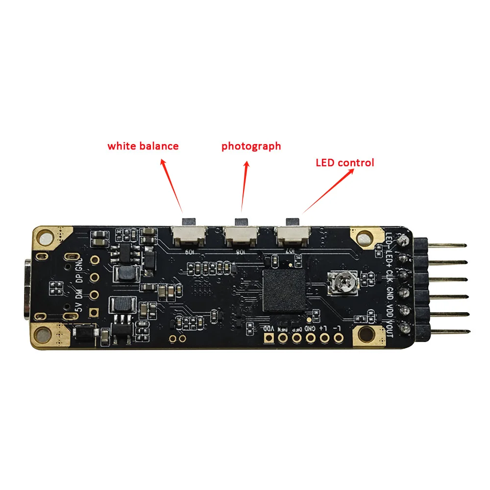 ovm6948 ovm6946 ochta10 ochfa10 mini camera PC board processing board USB Plug Adjustable LED white balance photography