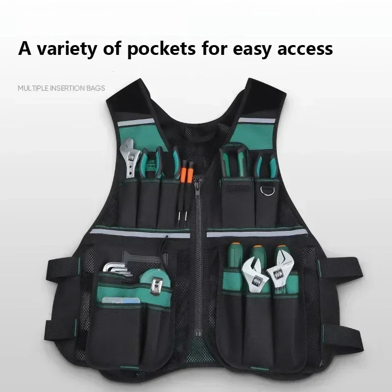 Vest-style Site Tool Grenpro Bag Woodworking Portable Storage Labor Work Special Electrician Insurance Maintenance