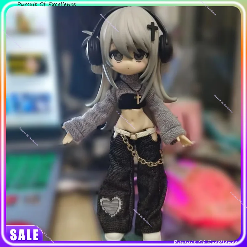 

17 см Ten Thousand Escape Plans Bjd 1/12 Слепая коробка Joint Mobility Bjd Фигурка Кукла Набор ткани Таинственная коробка-сюрприз Игрушка в коробке