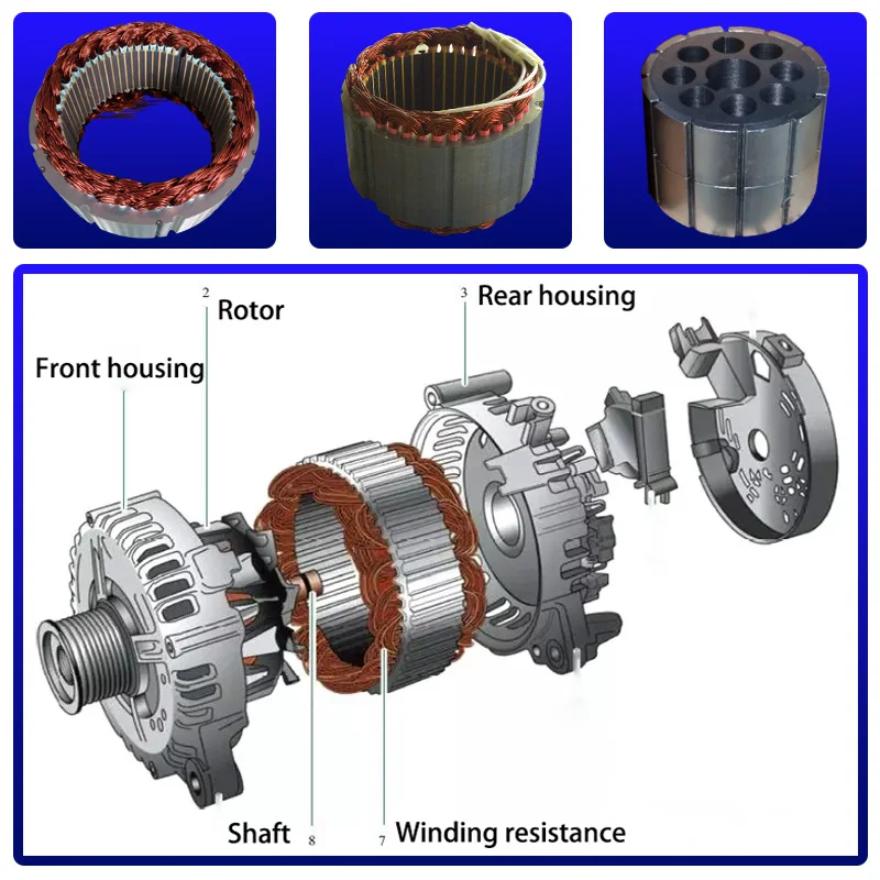 Imagem -03 - Gerador de Ímã Permanente sem Engrenagens Alternadores ac Uso para Turbina Eólica Turbina de Água 20kw 15kw 10kw Baixa Velocidade 110v 220v 380v