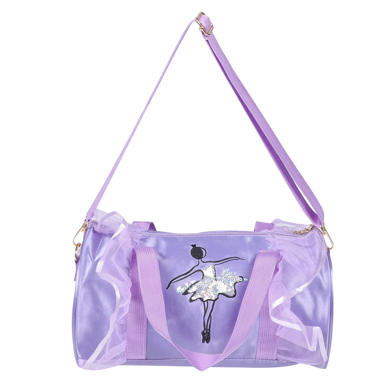 Crossbody Bag (purple) Dance Handbag Class Ballet for Girls Gymnastics Duffel Shoulder Bags