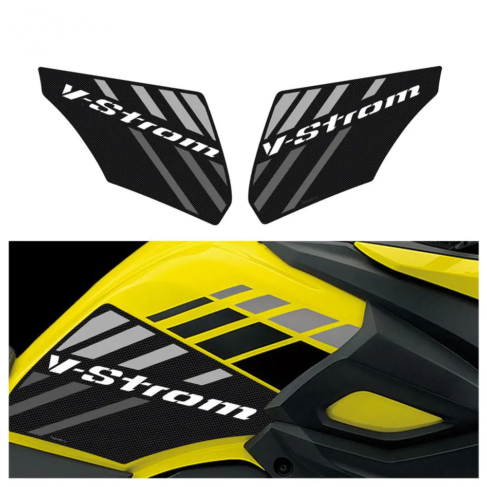 Voor Suzuki V-Strom 650 Dl250 2015-2022 Motorfiets Zijtank Pad Bescherming Knie Grip