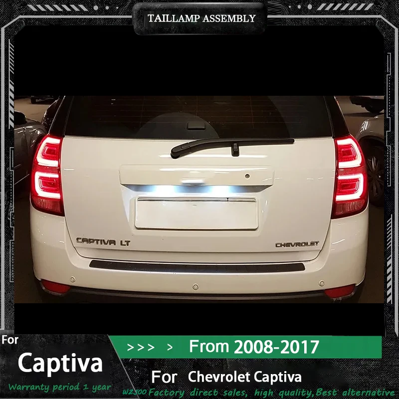

Tail lights For Chevrolet Captiva 2008 2009 2010 -2017 Car External Daytime Running Light Turn Signal Parking Brake Prompt Light