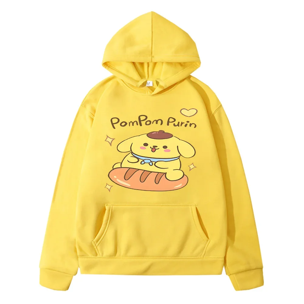 Pom Pom Purin Cinnamon Dog Hoodie Children\'s Graffiti Clothing Girl\'s Clothing Boy\'s Long Sleeve Fall Cartoon Sweatshirts Tops