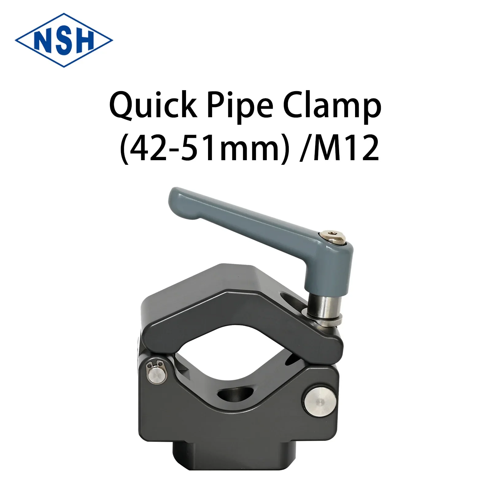 NSH Quick pipe clamp (42-51mm) /M12 photo studio accessories camera stabilizer filming equipment