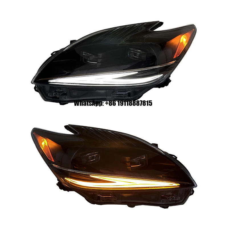 

Светодиодные фары для Toyota Prius 2012 года: Обновленная система освещения, новые передние светодиодные проекционные фары