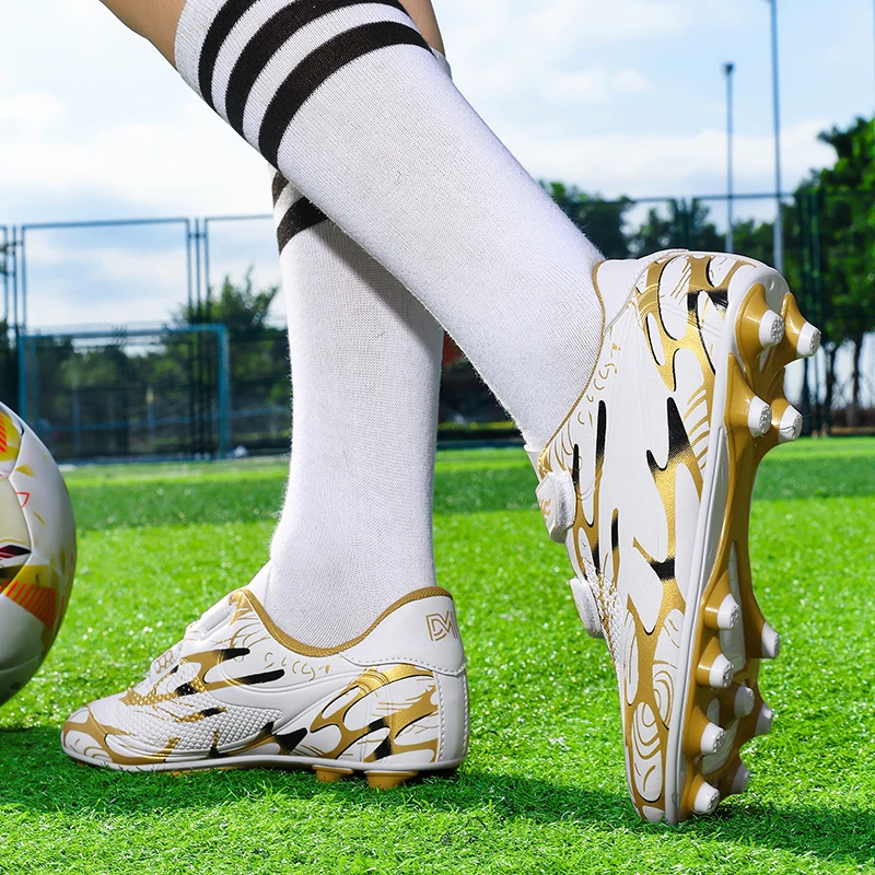 Neue Männer Kinder Fußball Stiefel Ultraleicht Jungen Professionelle Fußball Schuhe Stollen Nicht-Slip Spiel Gras Training Schuhe Drop Verschiffen – Detail 33
