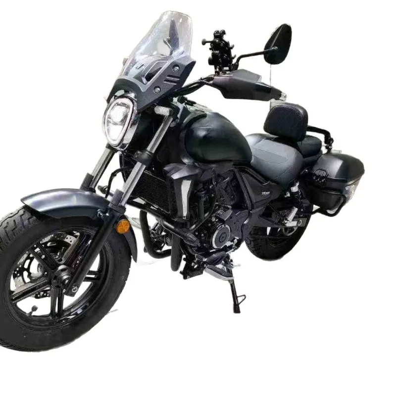 Twin Cylinder 300 Displacement, Twin Cylinder Water Cooled Retro Cruise Motorcycle