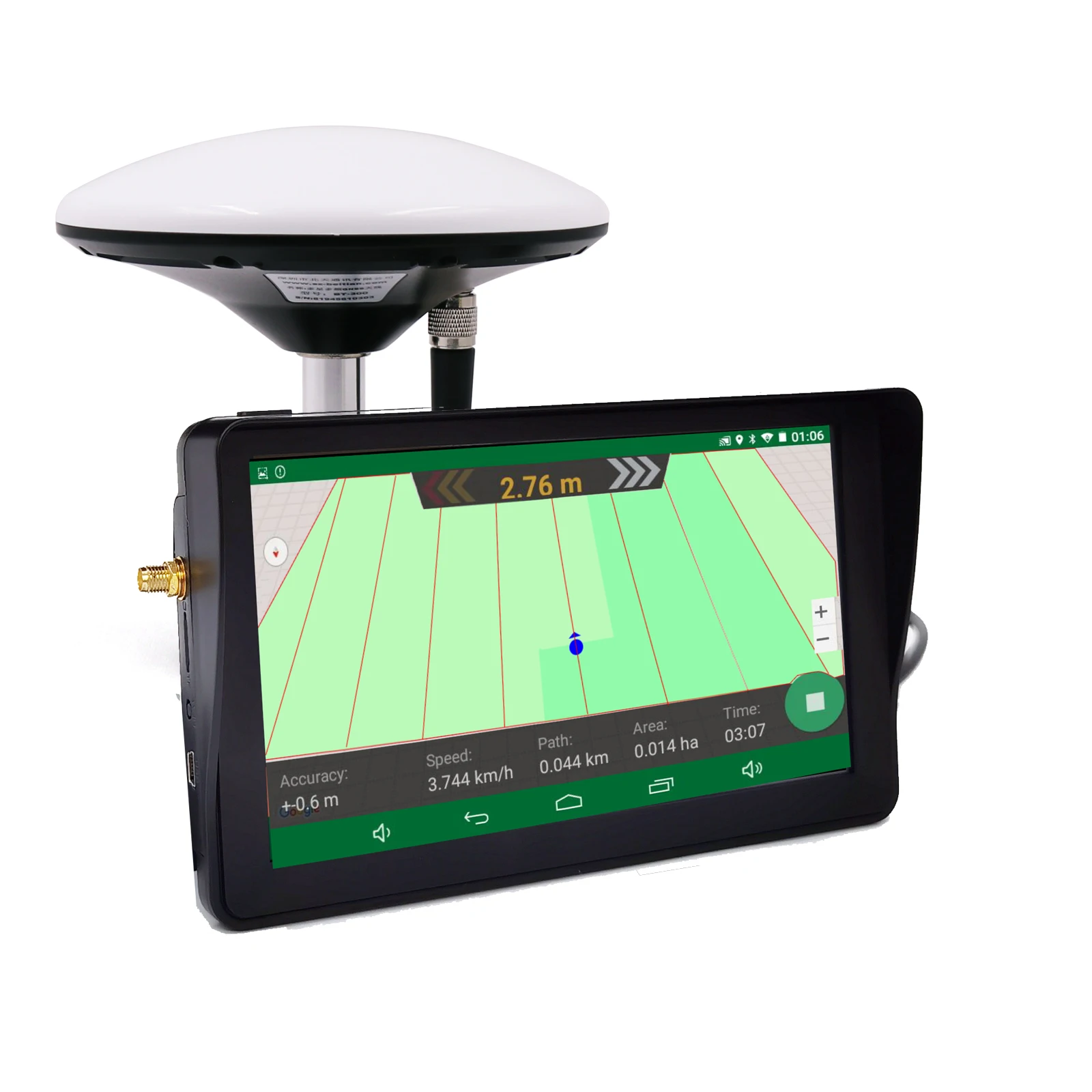 RICOEL 7inch Android OS GNSS GPS Durable Field Navigator Tractor Guidance System for Sale