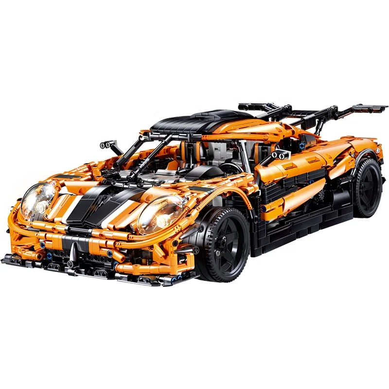 ZHEGAO 3055PCS Technical Sports car Building Blocks Sets Sports Racing Car Supercar Model plastic blocks Brick Toys for Kid