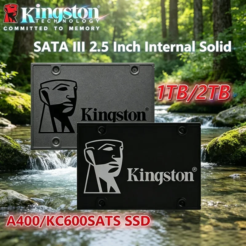 Seamless Valiant Latency-Low Storage SSD KC600 1TB 2TB A400 960GB SATA III 2.5 Internal Solid State Drive HDD Hard Disk HD SSD