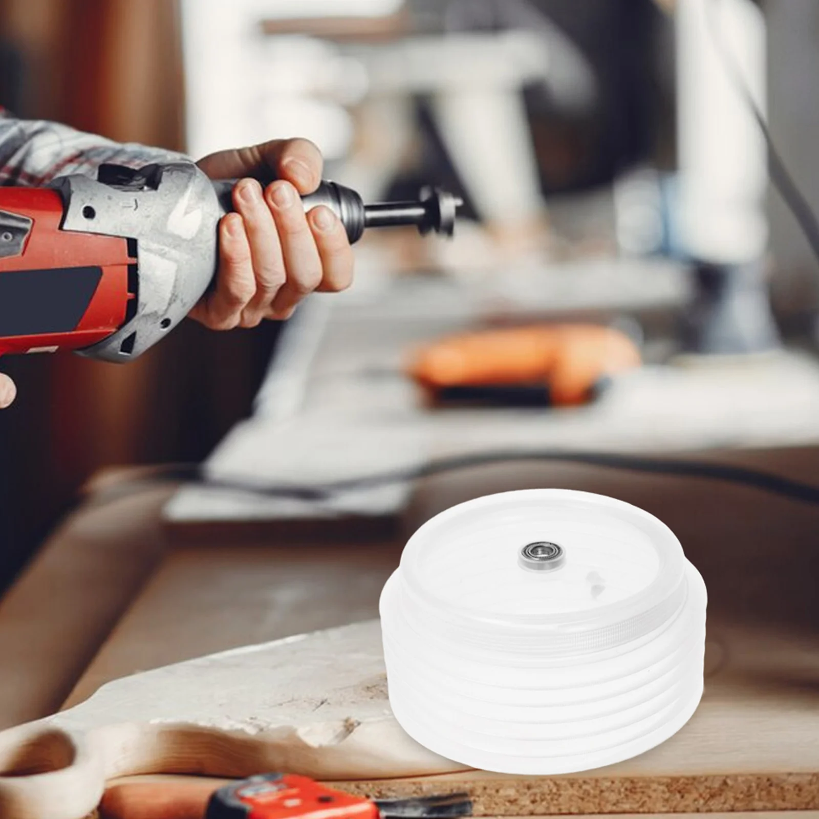 

Hole Opener Cover White Plasterboard Hammer Drills Dustproof Accessory Cap Collector Drill Hole Covers Power Tool Dust Cover