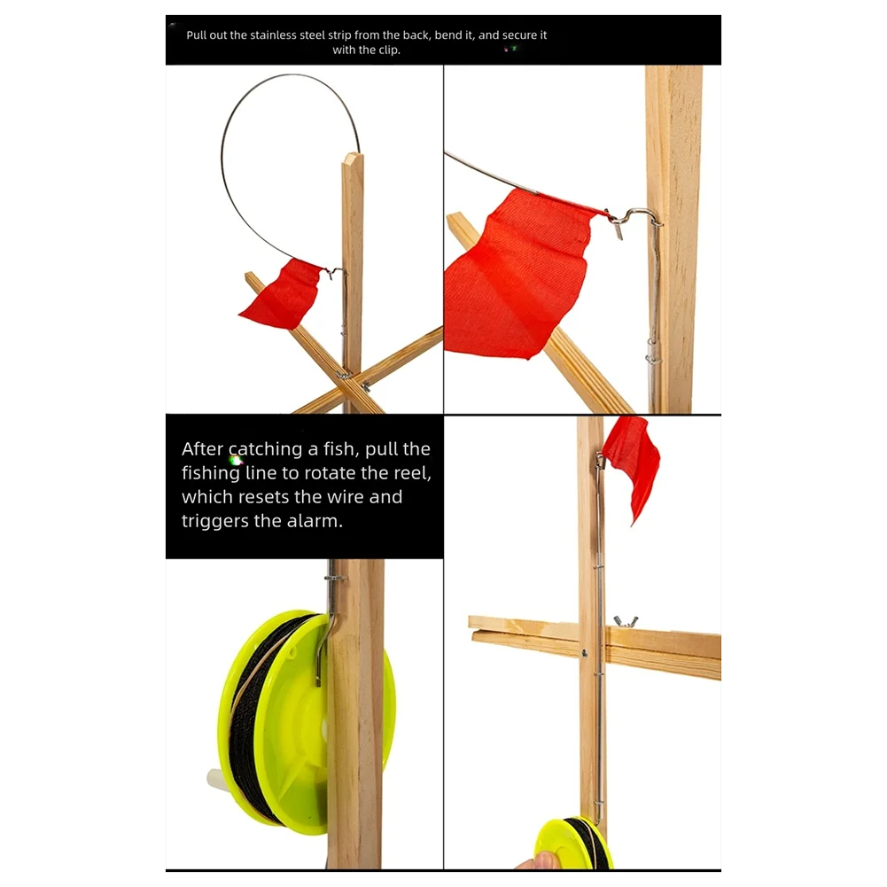 

Рыболовное снаряжение для приключений на открытом воздухе, вес 762 г, регулируемая высота, компактный рыболовный флаг, простой в использовании