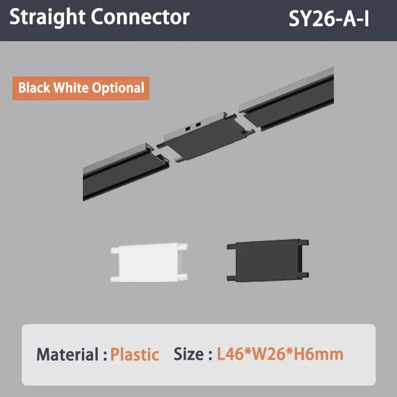 6Mm Ultra Slanke Magnetische Spoor Licht Oppervlak Gemonteerd Plafondrail Dc 48V Moderne Led Lamp Zwart Wit Magneet Rail Lamp Schijnwerper - afbeelding 1