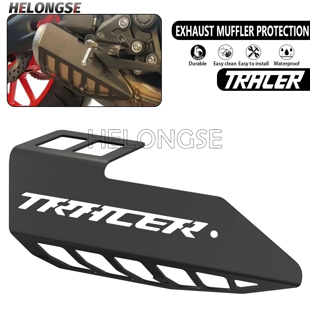 

New For Yamaha 2024 Tracer 700 / Tracer 7 / Tracer 7 GT 2016 2017 2018 2019 2020 2021 2022 2023 Exhaust Muffler Protection Guard