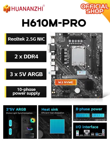 Intel Core i5-12490F CPU + H610マザーボード 12490f i5 intel-AliExpress