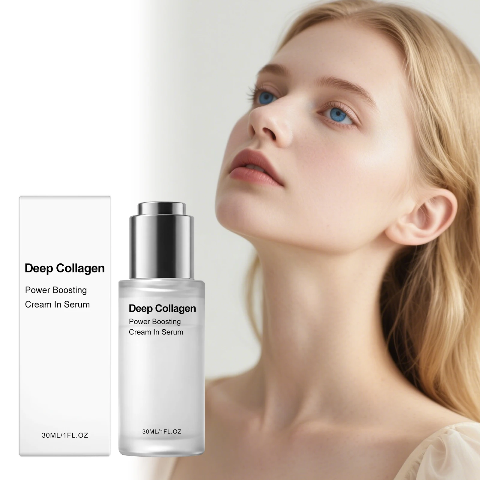 Hyaluronic Acid Facial Serum Moisturizing Hydrating Glow Boosting Face Care Essence Dry Skin Nourishing Brighten Daily Skincare