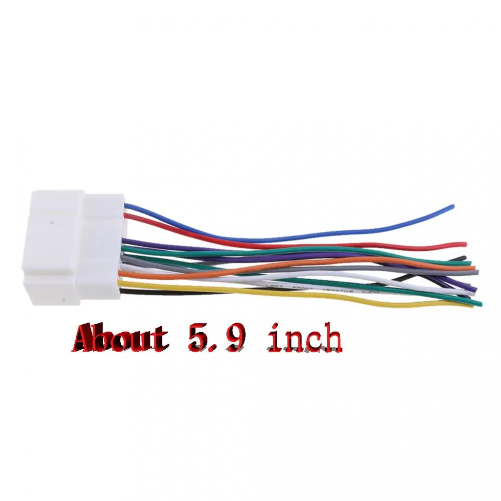 Universal Car Stereo Wiring Harness Plastic Adapter Radio Installation Kit Wire Connector for Honda Pilot RSX