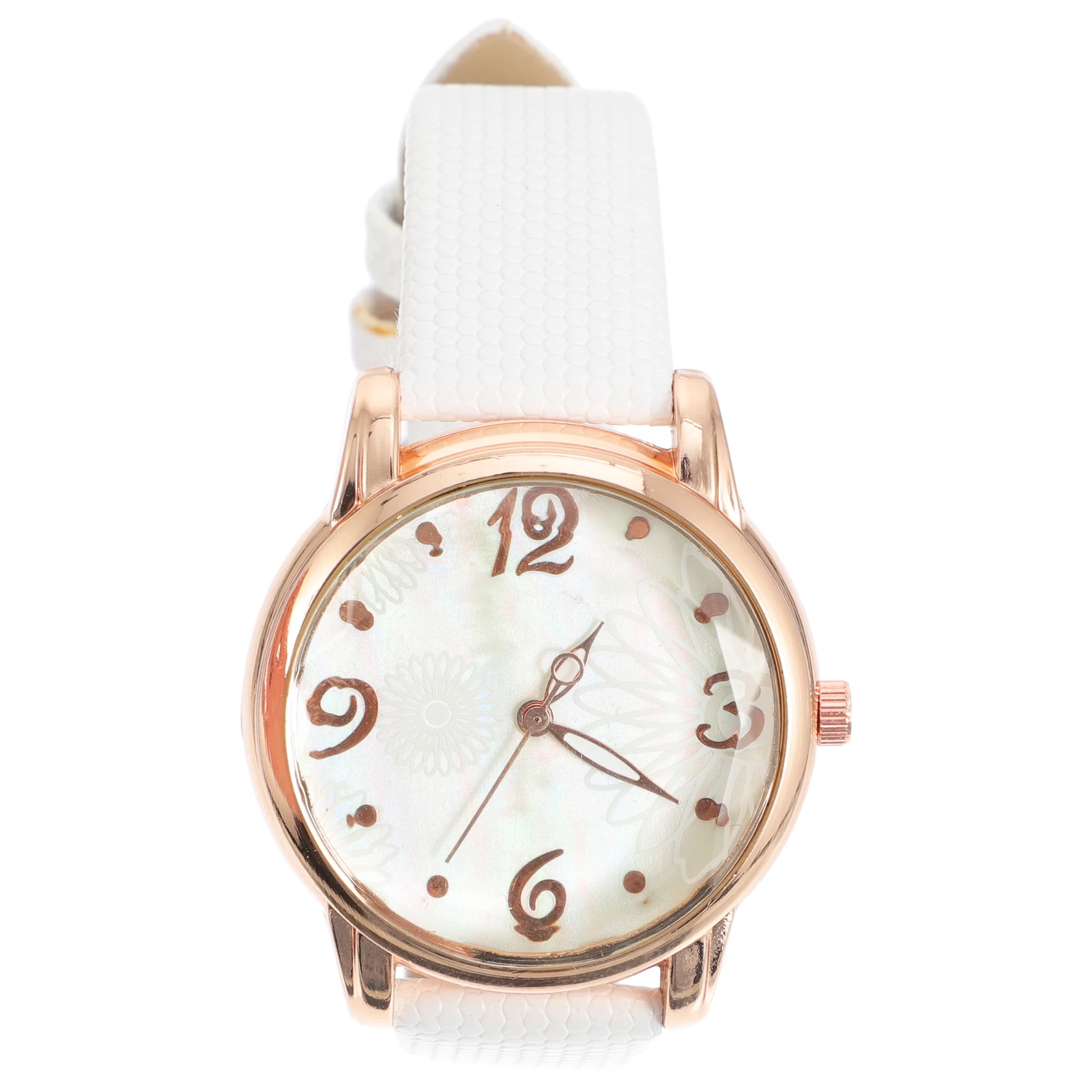 

1Pcs Classy Ladies Watch Comfortable Leather Wrist Watch Fashionably Designed Quartz Timepiece for Daily