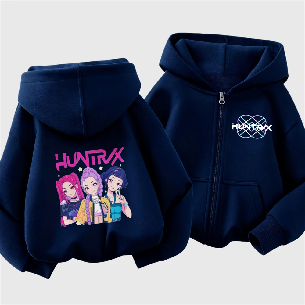 1-7Age الفتيات معاطف الموضة فضفاضة ملابس رياضية غير رسمية فيلم الكرتون أغطية رأس مطبوعة الأطفال الخريف مقنعين القمم ملابس خارجية #4