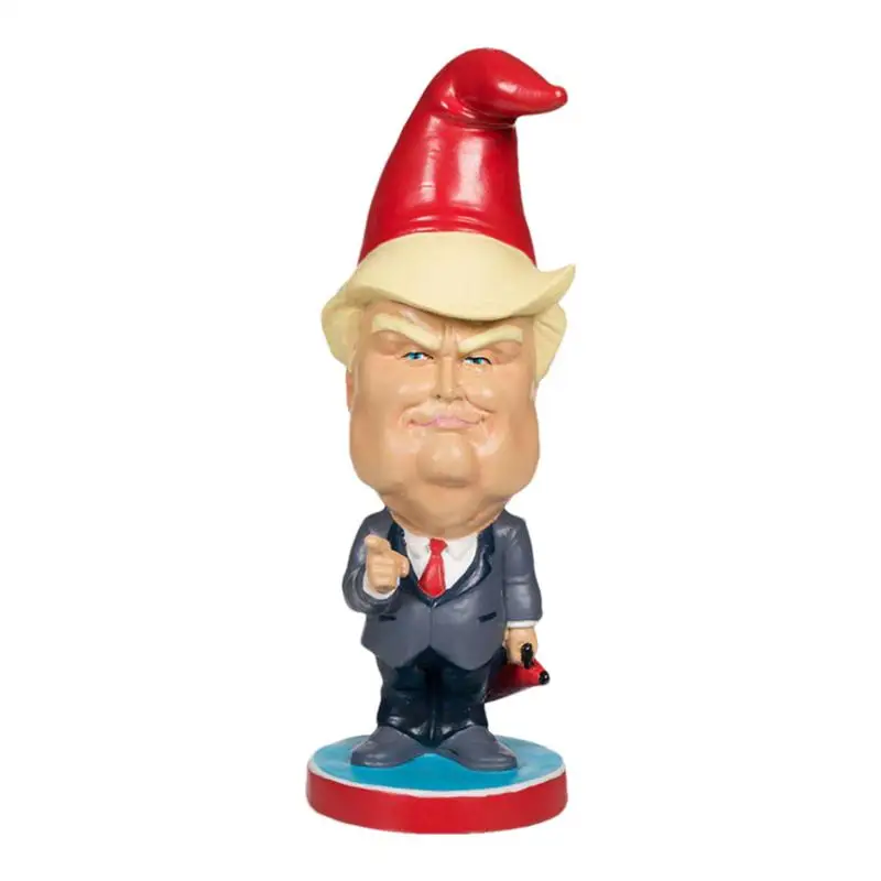 2024 Resin President Bobblehead Christmas Figurine President Action Figure Car Decoration Creative Christmas Indoor Figurine