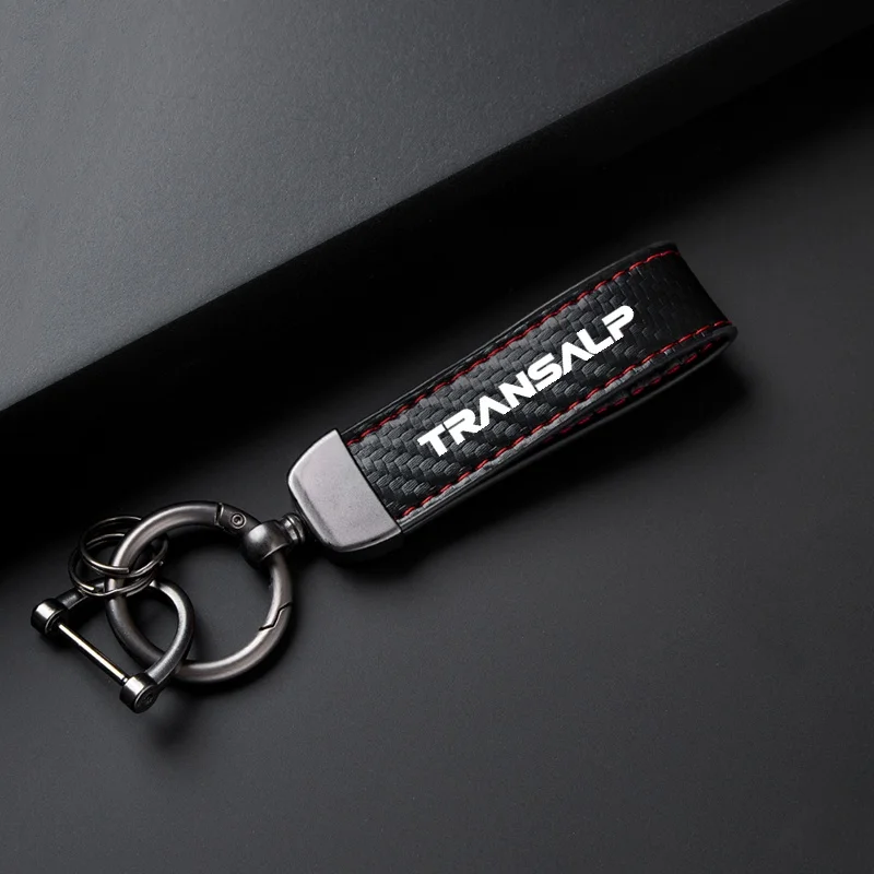 Key Ring Keys Strap Accessories Keychain Men Women Car Personality Motorcycle Keyring For HONDA TRANSALP 600 650 700 xlv650 Logo view 3
