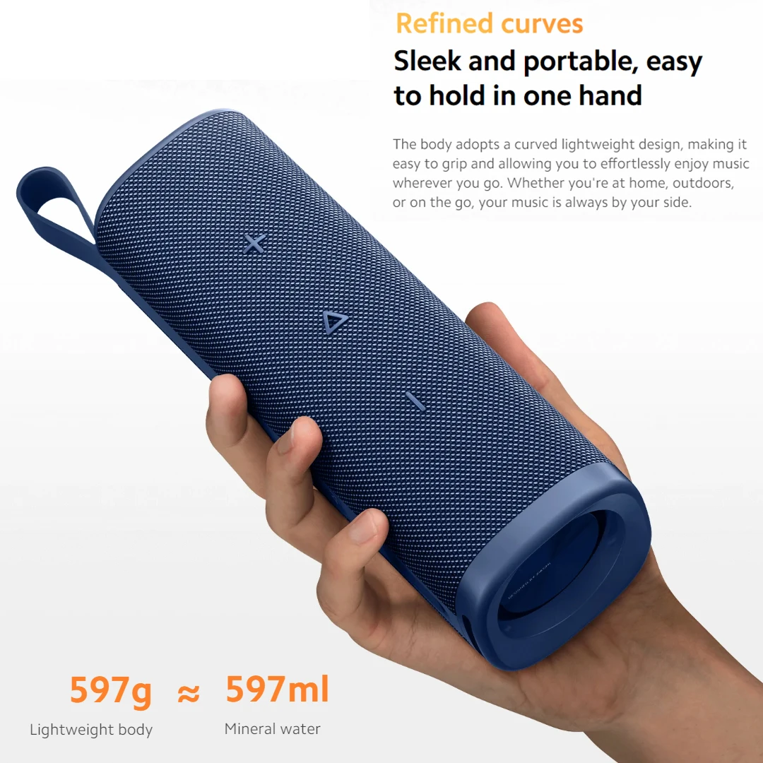 Xiaomi Sound Outdoor 30W سمّاعات لاسلكية حقيقية بلوتوث 5.4 IP67 مقاومة الغبار والماء 12 ساعة عمر بطارية طويل للغاية