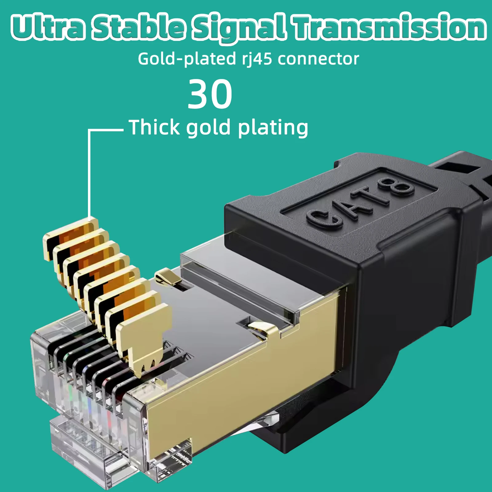 Cat 8 Ethernet Kablosu Yüksek - Lan Cable Gaming incelemesi ve fiyatı