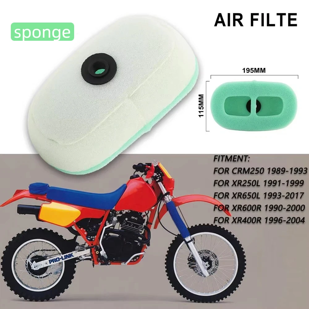 

Air Filters Cleaner Motorcycles Accessories For Honda CRM250 XR250L XR650L XR600R XR400R XR 250L 650L 600R 400R Dirt Pit Bike