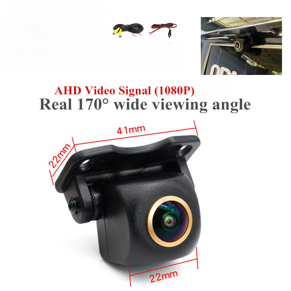 

170°AHD 1080P Car Rear View Reverse Camera Parking Backup Cam Night Vision Kit