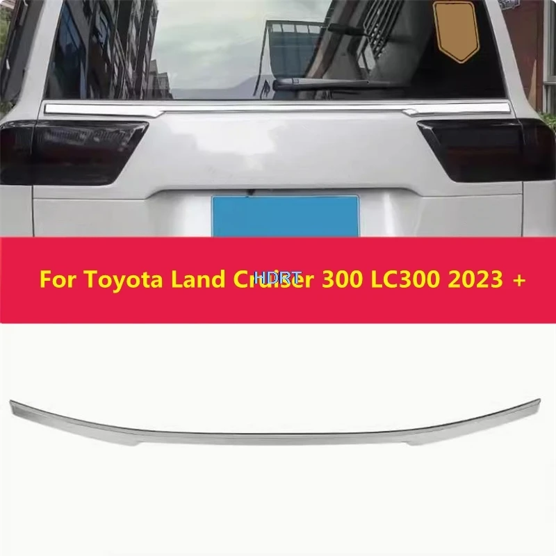 Roof Fixed Wind Sport Tail Wing Trunk Rear Lip Spoiler Cover For Toyota Land Cruiser 300 LC300 2023 + Car Styling Accessories