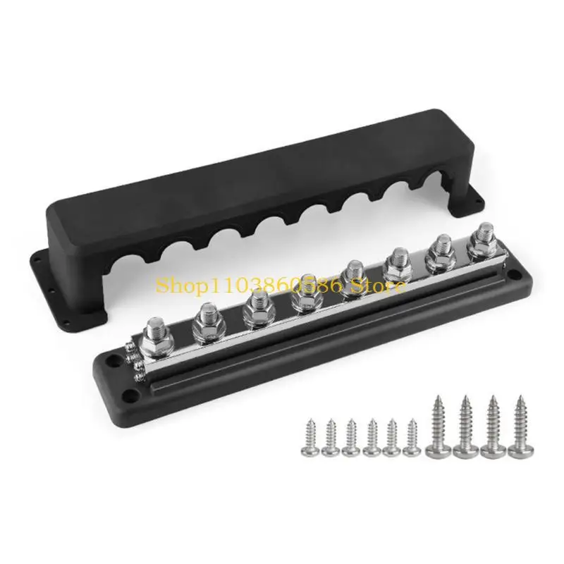 

242A 3/8'' Power Distribution Block Bus Bar 600A Electrical Terminals Block for RVs
