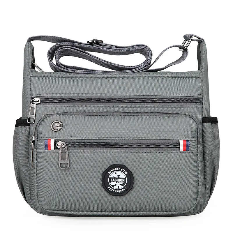 Business Fashion Men's Shoulder Bag Women's Crossbody Bag Large Capacity Multipurpose Travel Bags Tool Bag Oxford Cloth Material