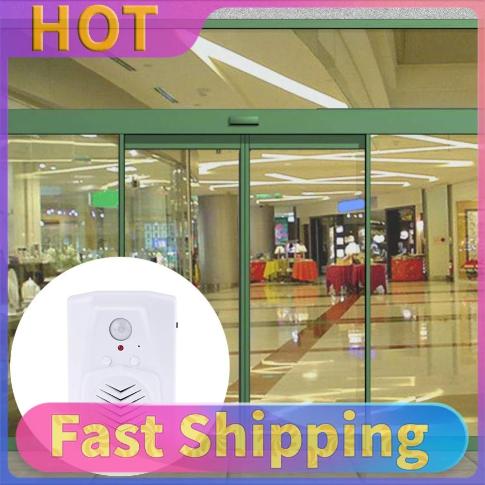 Electric Induction Doorbell Replaceable Sound Visitor Welcome Doorbell Battery Powered Wireless Burglarproof for Shop Promotion