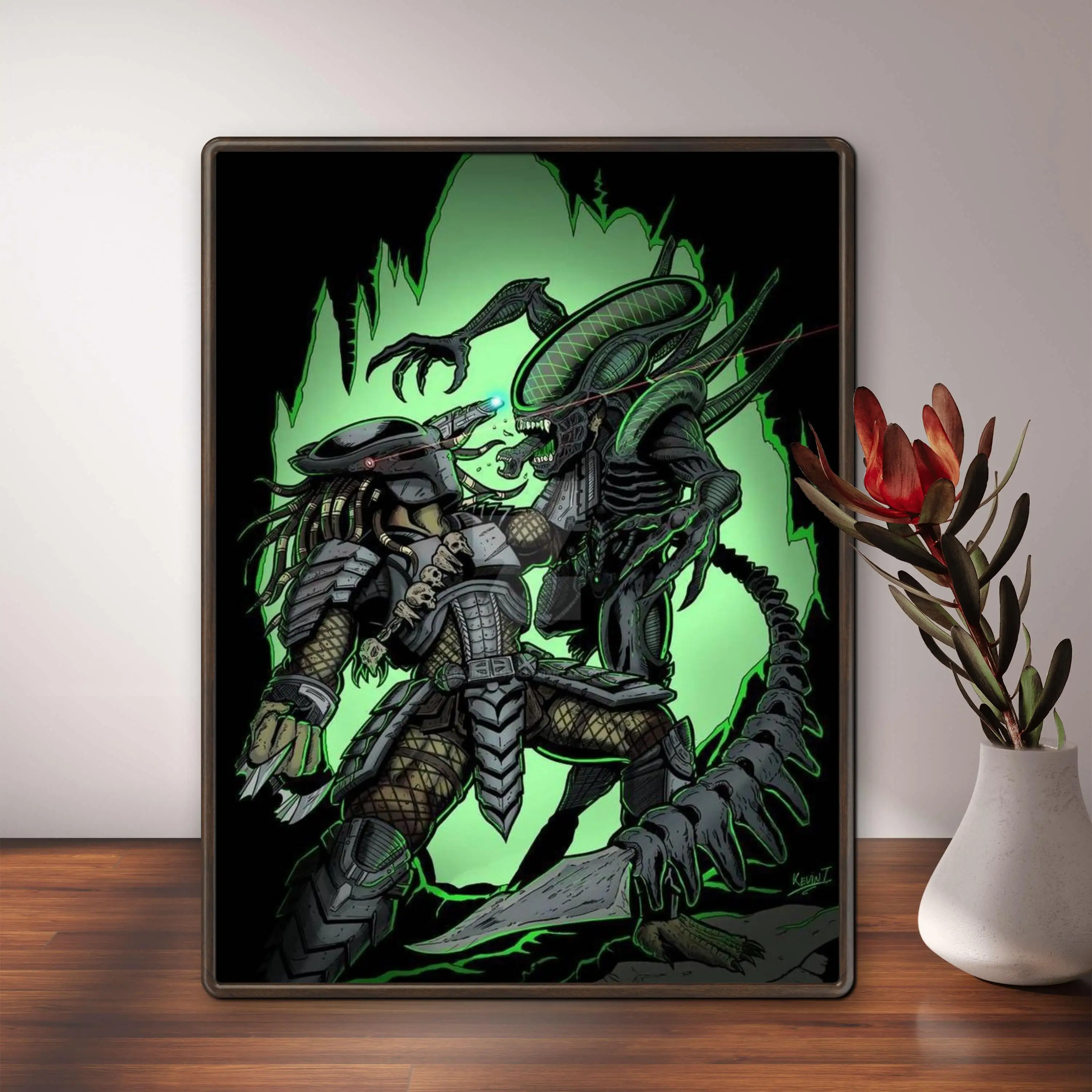 Predator 5D Diamond Painting Terror Alien Movie Full Round Drill Cross Stitch Embroidery Mosaic Handicraft Home Decoration Gift