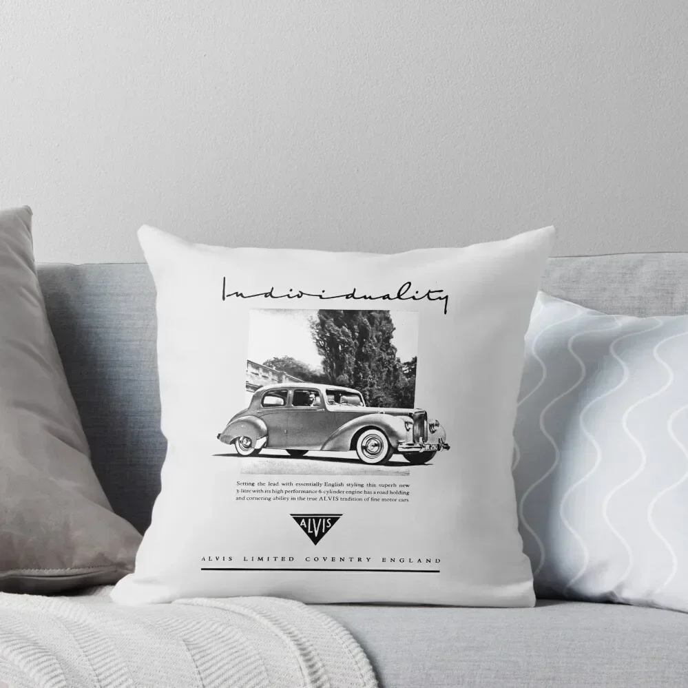 

1950 ALVIS - ADVERT Throw Pillow Luxury Sofa Cushions Pillowcases Cushion Covers Sofa Pillowcase pillow