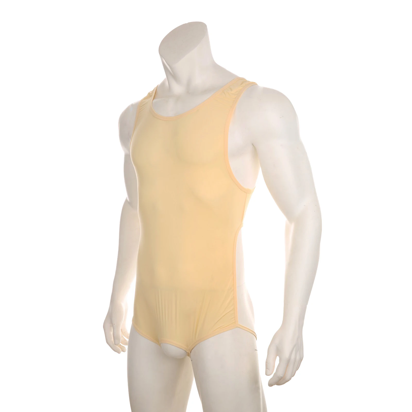 

Men's Sexy Crotchless Bodysuit Open Butt Underwear Hollow Out Exotic Lingerie Backless Jumpsuit Fetish Costumes Underpants